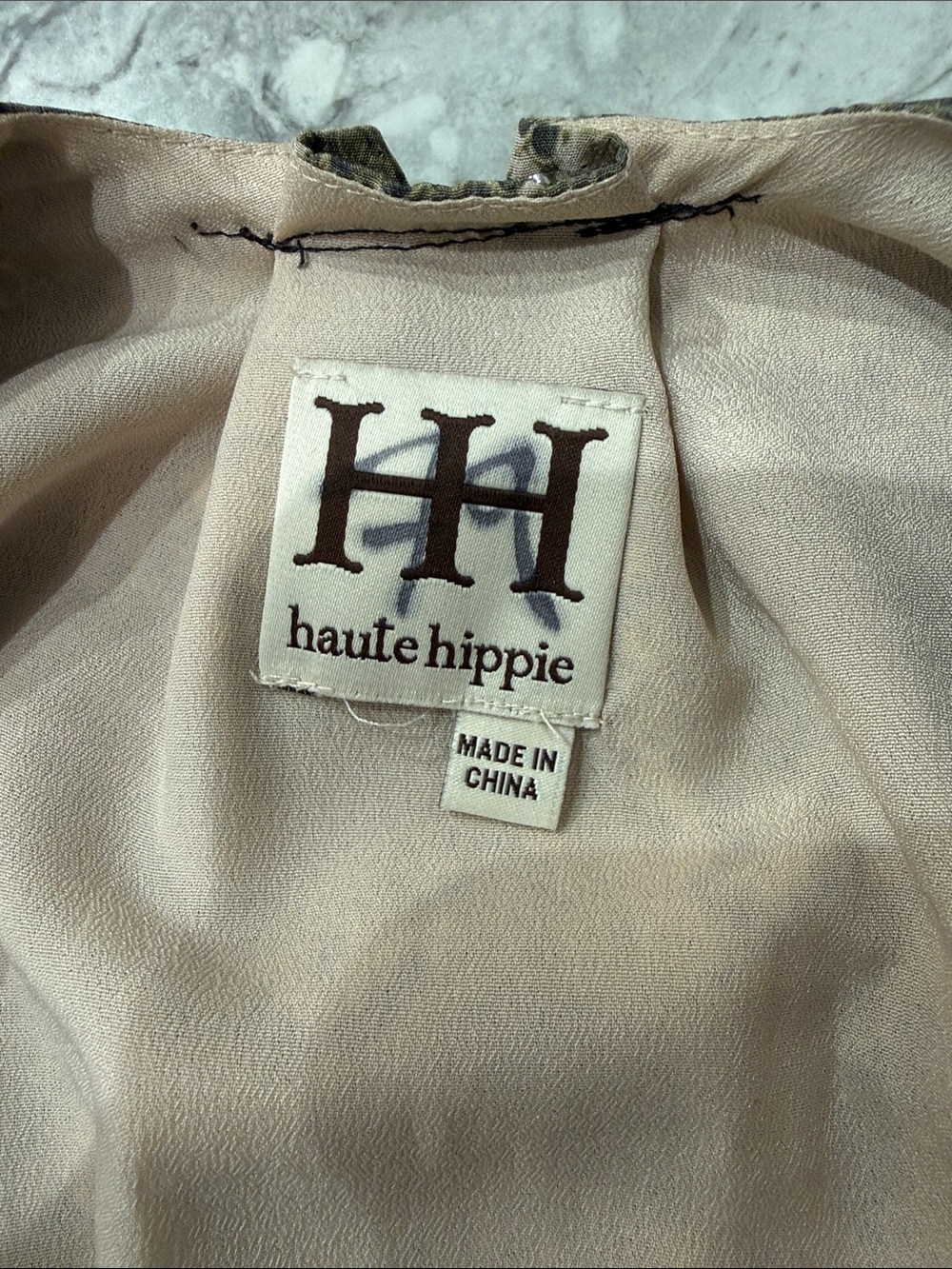 Haute Hippie Snake-Print Halter Midi Dress - Black & Brown - Picture 9 of 9